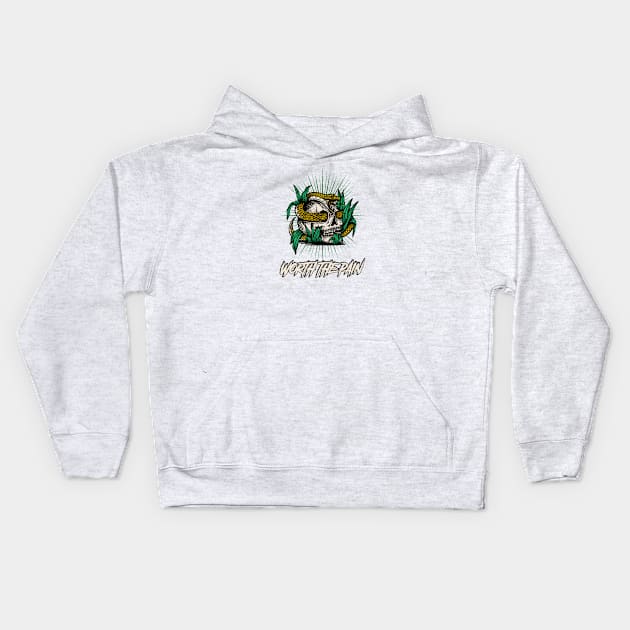 Worth The Pain Kids Hoodie by Big J's Clothing